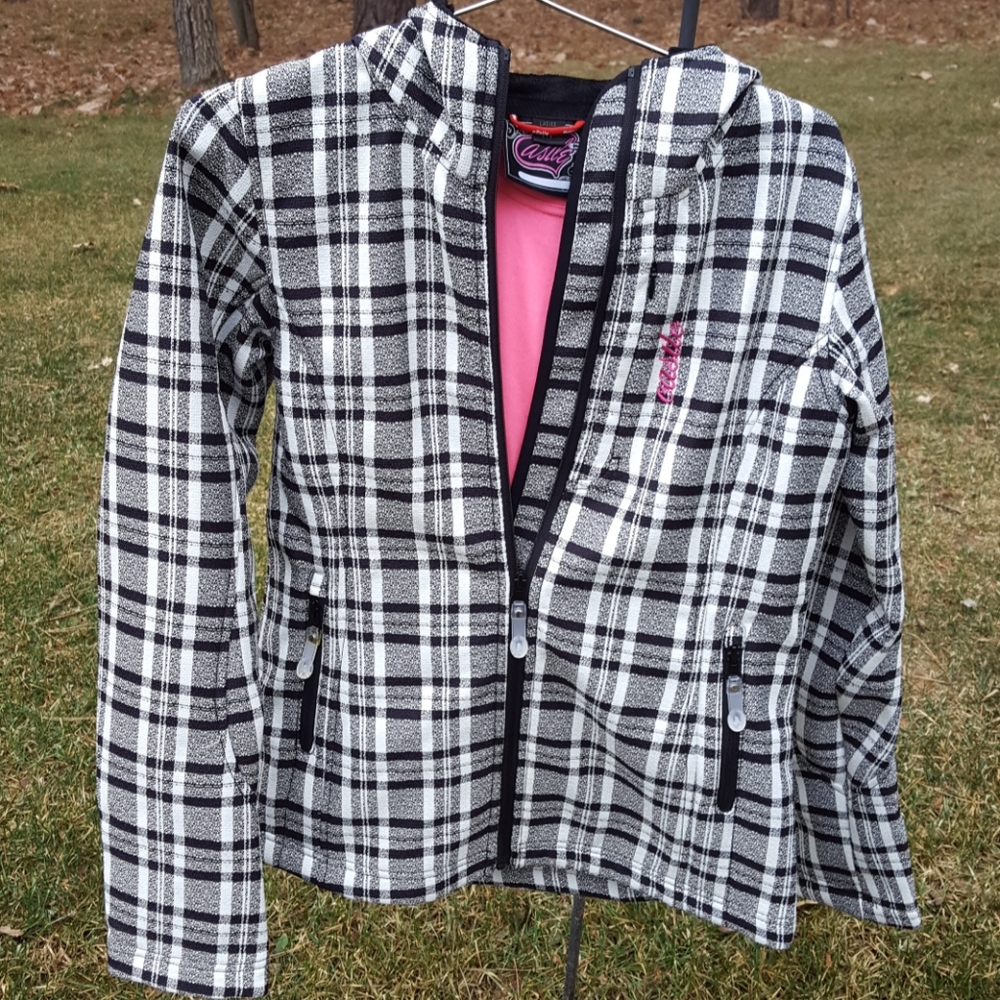 Women's Castle black and white Jacket size M